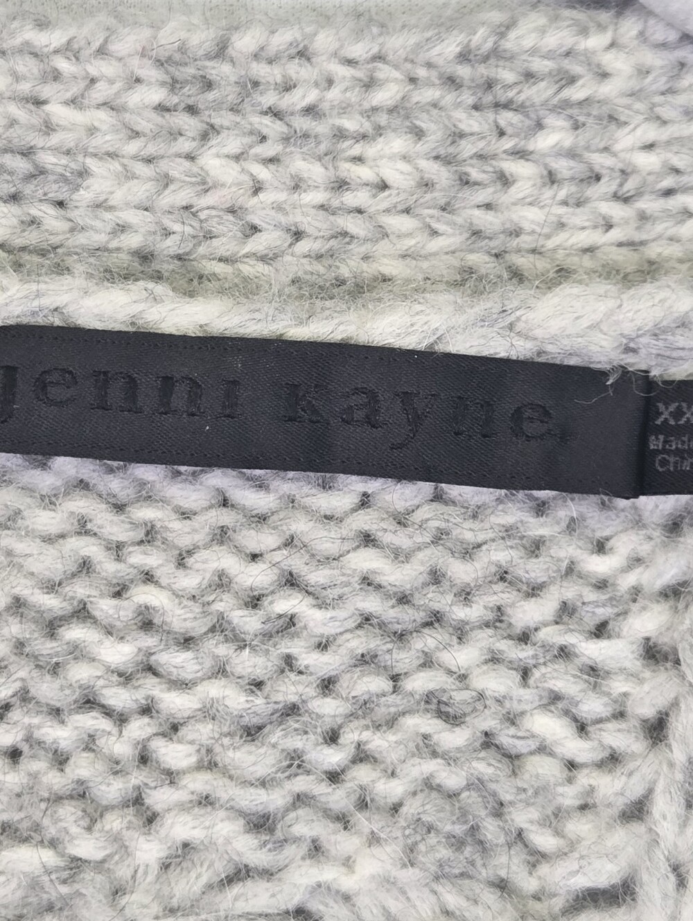 Jenni Kayne Alpaca Wool Cocoon Cardigan Gray Relaxed Oversize Sweater Size XXS - Picture 3 of 16